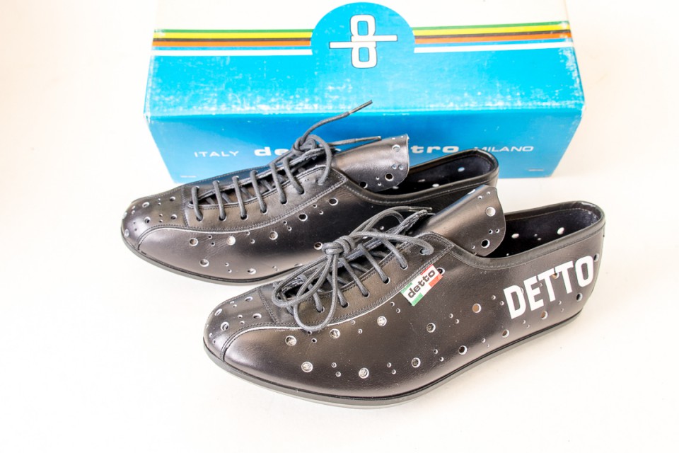 Detto Pietro Vintage Cycling Shoes size 41 NIB - Classic Steel Bikes