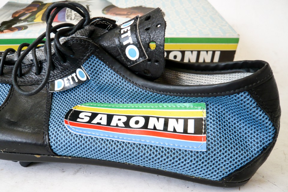 Detto Saronni cycling shoes size 45 - Classic Steel Bikes