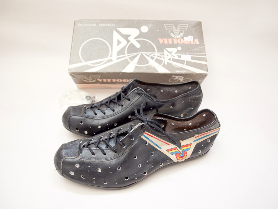 vittoria vintage cycling shoes