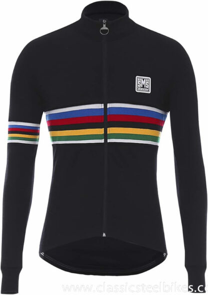 Santini UCI Long Sleeve Merino Wool Jersey